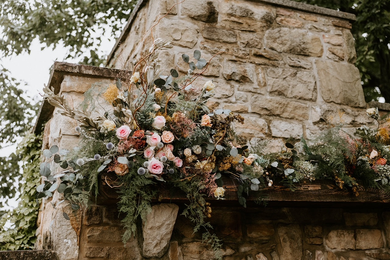 A Whimsical Garden Wedding – Roxanne's Dried Flowers