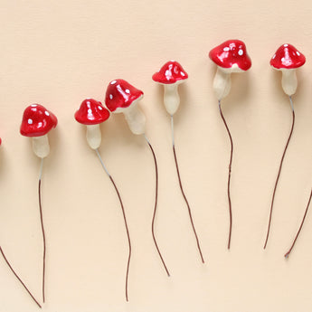 Red & Cream Mushroom Bundle