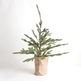 Faux Evergreen Tabletop Trees