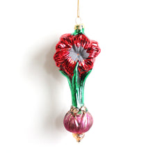 Load image into Gallery viewer, Ornament - Glass Amaryllis
