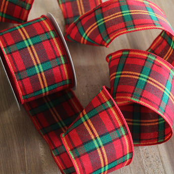 Plaid Ribbon - 2.5"x10yds