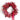 Grand Red Velvet Wreath 22"