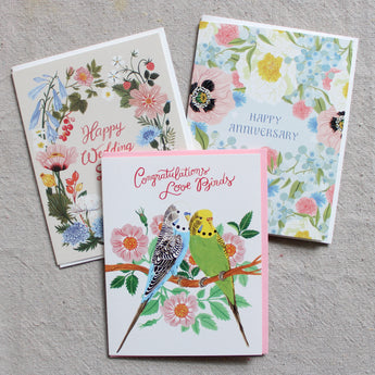 Greeting Cards (Anniversary & Wedding) - Botanica Paper Co.
