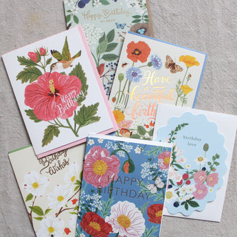 Greeting Cards (Birthday) - Botanica Paper Co.