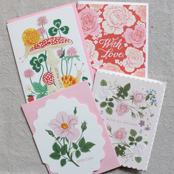 Greeting Cards (Love & Friendship) - Botanica Paper Co.