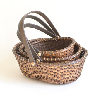 Rattan Egg Gathering Basket