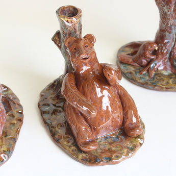 Mr. Bear Candle holder