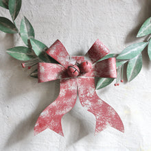 Load image into Gallery viewer, Metal Wreath - Bay Leaf with Bow
