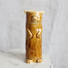 Load image into Gallery viewer, Brown Bear - Stoneware Vase
