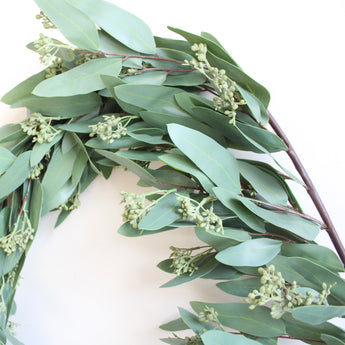 Faux Seeded Eucalyptus Garland 5'