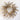 Metal Wreath - Gold Lunaria 25"