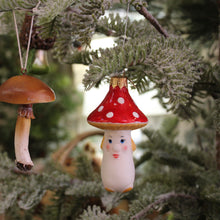 Load image into Gallery viewer, Ornament - Red &amp; White Smiling Mushroom

