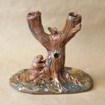 Beaver Tree Candelabra