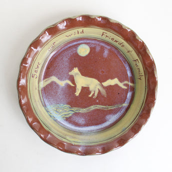 Wild Wolf Pie dish