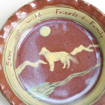 Wild Wolf Pie dish