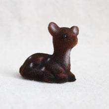 Load image into Gallery viewer, Mini Flocked Deer - Ino Schaller
