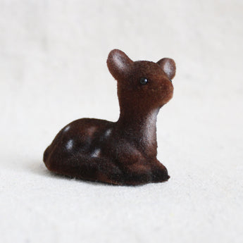 Mini Flocked Deer - Ino Schaller