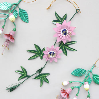 Ornament - Fuschia Stem