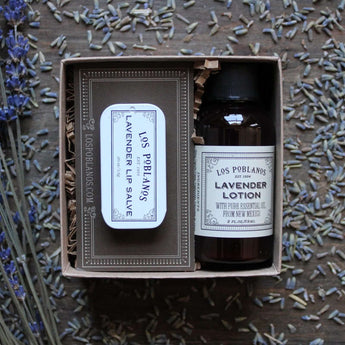 Lavender Lotion & Lip Salve Gift Set - Los Poblanos