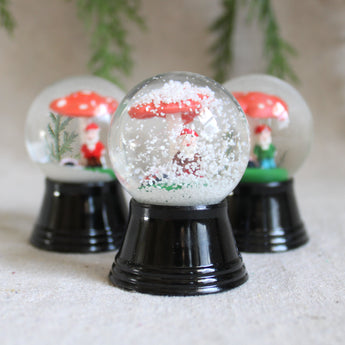 Gnome & Mushroom Snow Globe