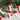 Garland - Red & White Felt Mushroom 72"