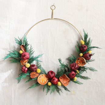 Holiday Ring Wreath 16"