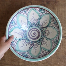 Load image into Gallery viewer, Large Flower Serving Bowl
