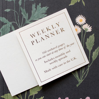 Botanical Weekly Planner
