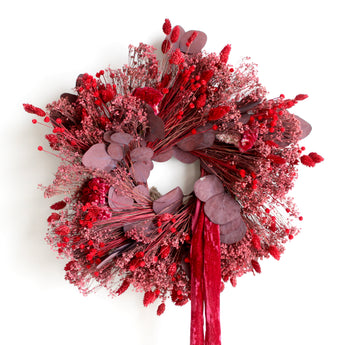Red Velvet Wreath 18"