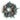 Evergreen Candle Ring Wreath 8"