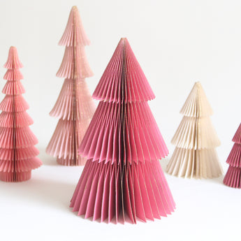 Paper Honeycomb Tree Set