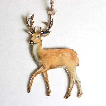 Ornament - Metal Stag