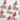 Miniature Wooden Mushrooms on Clip