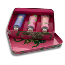 Load image into Gallery viewer, Hand Cream Tin Collection (Rose, Pink Grapefruit, and Frangipani)
