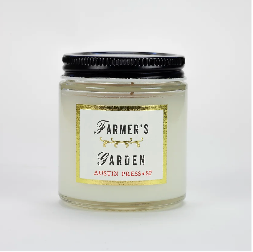 Milk Glass Candle - Austin Press – Roxanne&rsquo;s Dried Flowers