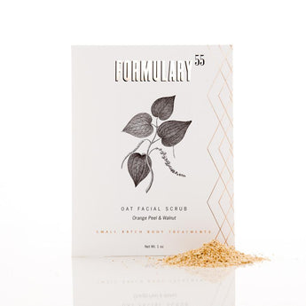 Oat Facial Scrub (Orange Peel & Walnut) - Formulary 55