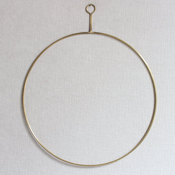 Wreath Base - Brass Ring