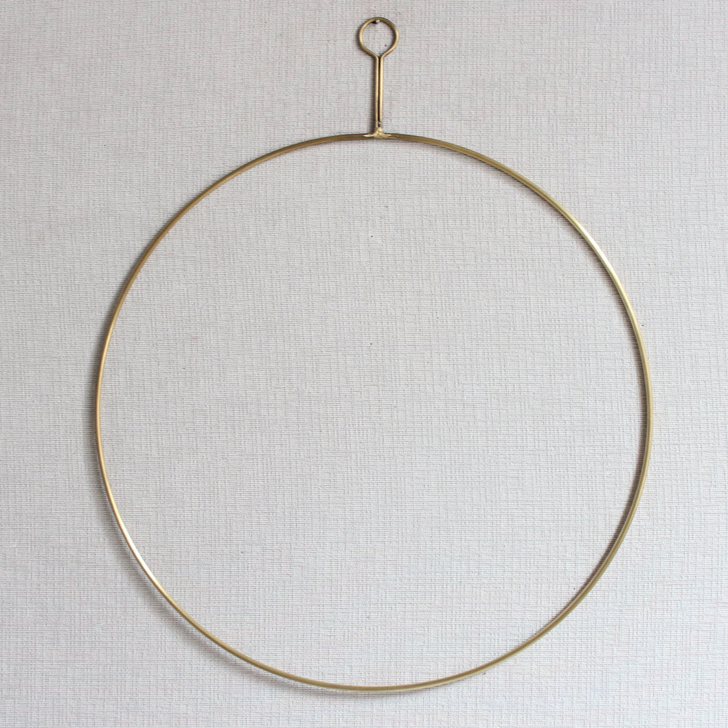 Wreath Base - Brass Ring