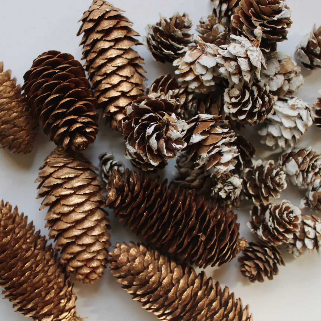 Festive Pinecones
