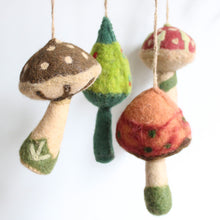 Load image into Gallery viewer, Ornament- Wool Felt Mushroom
