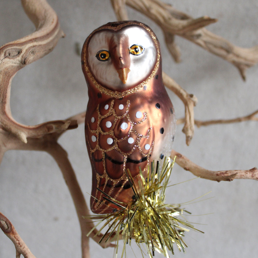 Ornament - Glass Owl