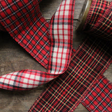 Load image into Gallery viewer, Ribbon by the bolt - Cotton Tartan Plaid
