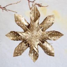 Load image into Gallery viewer, Ornament - Bamboo Snowflake Flower
