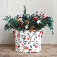 Load image into Gallery viewer, Petite Holiday Bucket Arrangement
