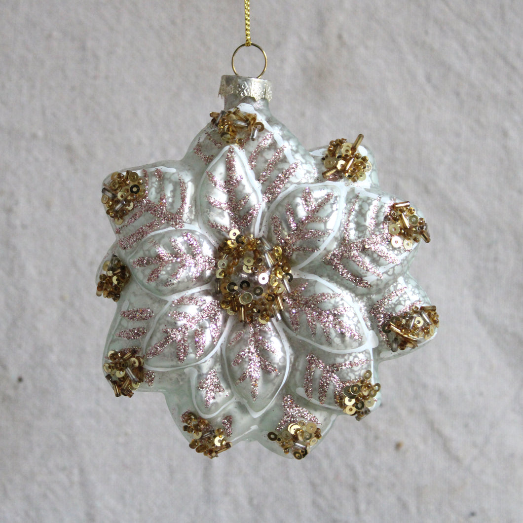 Ornament - Glass Flower