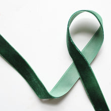 Load image into Gallery viewer, Velvet Ribbon by the bolt - 5/8&quot; x 10 yards
