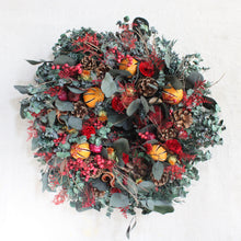 Load image into Gallery viewer, Good Tidings Wreath 22&quot;
