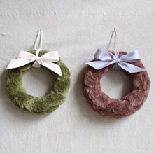 Load image into Gallery viewer, Mini Bowed Wreath 6.5&quot;
