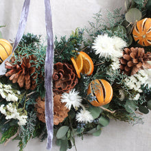 Load image into Gallery viewer, French Country Holiday Wreath 30&quot;

