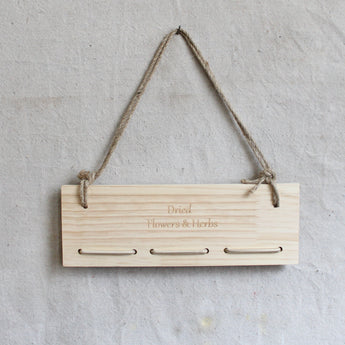 Wood Flower & Herb Drying Rack